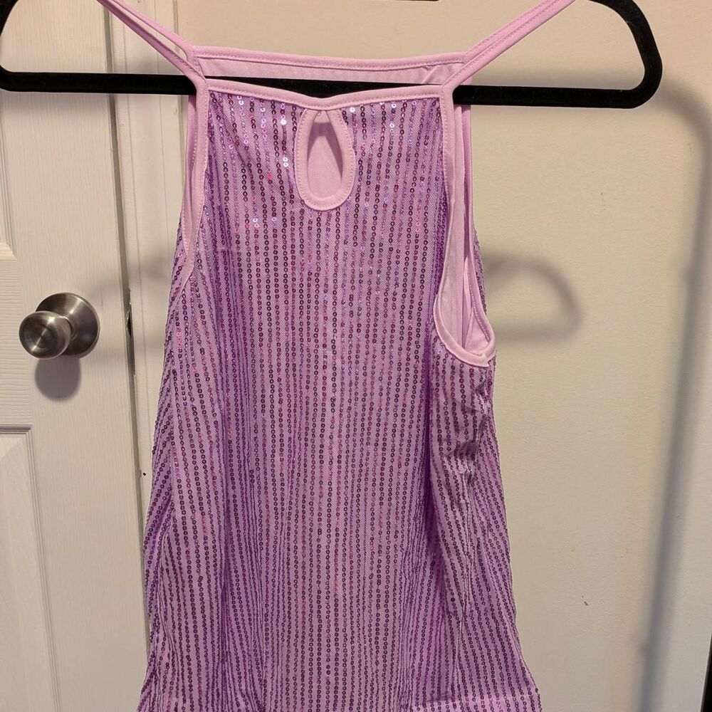 Purple sequin cami
